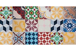 Alfombra Vinílica Mosaico Vintage