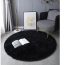 Alfombra Redonda Negra