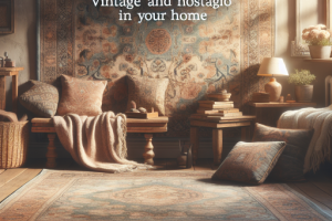 Alfombras con efecto desgastado: Vintage y nostalgia en tu hogar