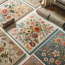 Alfombras con motivos florales: Frescura y romanticismo