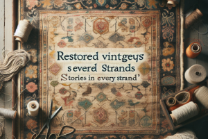 Alfombras vintage restauradas: Historias en cada hebra