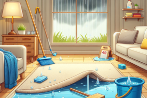 ¿Qué hacer con una alfombra dañada por el agua?